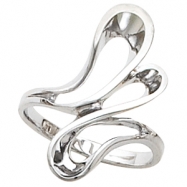 Picture of 14K White Gold Metal Fashion Ring