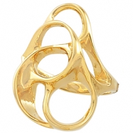 Picture of 14K Yellow Gold Metal Fashion Ring