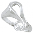 14K White Gold Metal Fashion Ring