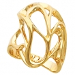 14K Yellow Gold Metal Fashion Ring