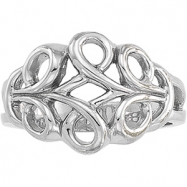 Picture of 14K White Gold Metal Fashion Ring