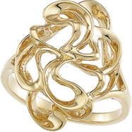 Picture of 14K Yellow Gold Metal Fashion Ring