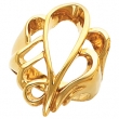 14K Yellow Gold Metal Fashion Ring