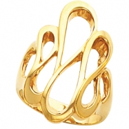 Picture of 14K Yellow Gold Metal Fashion Ring