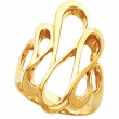 14K Yellow Gold Metal Fashion Ring
