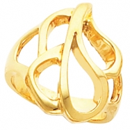 Picture of 14K Yellow Gold Metal Fashion Ring