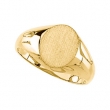10K Yellow Gold Signet Ring