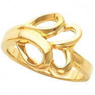 Picture of 14K Yellow Gold Metal Fashion Ring