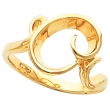 14K Yellow Gold Metal Fashion Ring