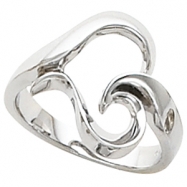 Picture of 14K White Gold Metal Fashion Ring