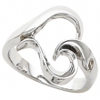 14K White Gold Metal Fashion Ring