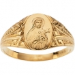 14K Yellow Gold St. Theresa Ring