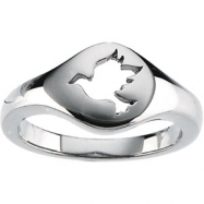 Picture of Sterling Silver Dove Ring