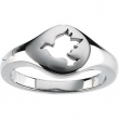 Sterling Silver Dove Ring