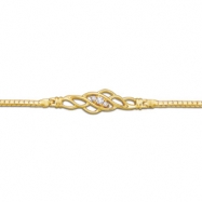 Picture of 14K Yellow Gold 7 "" Length Diamond Bracelet