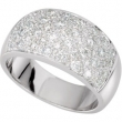14K White Gold Diamond Ring