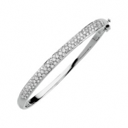 Picture of 14K White Gold Diamond Bangle Bracelet