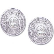 Picture of 14K White Gold Pair Diamond Earring