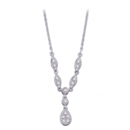 Picture of 14K White Gold Diamond Necklace