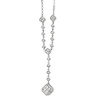 Picture of 14K White Gold Diamond Necklace