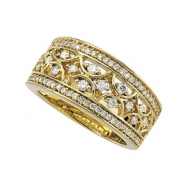 Picture of 14K Yellow Gold ;p;diamond Diamond Ring