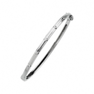 Picture of 14K White Gold Diamond Bangle Bracelet