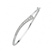 Picture of 14K White Gold Journey Diamond Bracelet