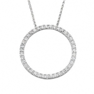 Picture of 14K White Gold Diamond Necklace