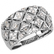 Picture of 14K White Gold Diamond Ring