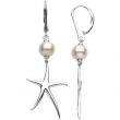 Sterling Silver - Freshwater Cultured Pearl Earrings
