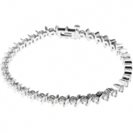 Picture of 14K White Gold 7 1 4 Inch Diamond Bracelet