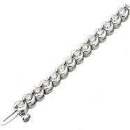Picture of 14K White Gold Diamond Tennis Bracelet