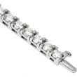 18K White Gold 7 1 4 Inch Diamond Tennis Bracelet