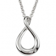Sterling Silver Diamond Necklace