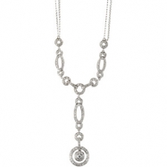 Picture of 14K White Gold Diamond Necklace