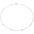 14K White Gold 16.00 Inch Diamond Necklace