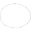 14K White Gold 18.00 Inch Diamond Necklace