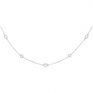 Picture of RHODIUM Plated Cubic Zirconia Necklace