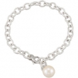 Sterling Silver 11.00- 8 Inch Freshwater Cultured Pearl Bracelet