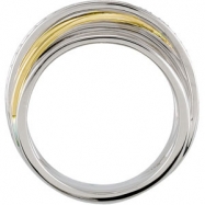 Picture of 14K White Yellow Gold Two Tone Diamond Ring