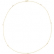 14K Yellow Gold 24.00 Inch Diamond Necklace
