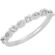 Picture of 14K White Gold Diamond Ring  Diamond quality AA (I1 clarity G-I color)