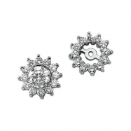 Picture of 14K White Gold Pair Diamond Earring Jacket