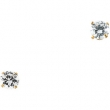 14K Yellow PAIR 04.25 MM;P;CHILDRENS CZ EARRING Youth Cz Earring