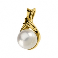 Picture of 14K Yellow Gold Cultured Pearl Pendant