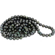 Picture of N A 8- 72 Necklace (no Clasp) 72.00 Inch Freshwater Cultured Black Pearl Rope