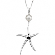 Picture of Sterling Silver - Freshwater Cultured Pearl Necklace