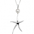 Sterling Silver - Freshwater Cultured Pearl Necklace