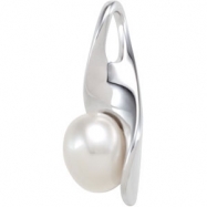 Picture of Sterling Silver 09.50- Freshwater Cultured Pearl Pendant