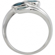 Picture of Sterling Silver Genuine Sky London And Swiss Blue Topaz Ring